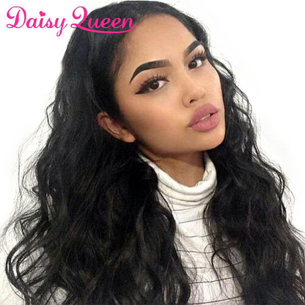 360 Lace Frontal Wigs For Women Black Pre Plucked With Baby Hair Brazilian Body Wave Virgin Human Hair Lace Front long Wig