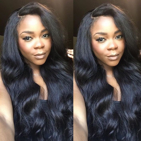 Full Lace Human Hair Wigs For Black Women Body Wave Lace Front Wigs With Baby Hair 8A Brazilian Virgin Hair Full Lace Wig