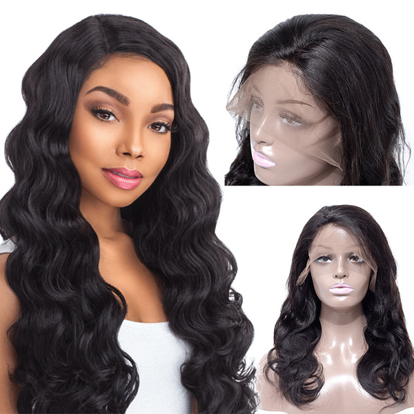 Hot Selling Peruvian Body Wave Hair Wigs Brazilian 10 Inch Lace Front Wigs Mongolian Remy Human Hair Lace Front Wigs for White Women