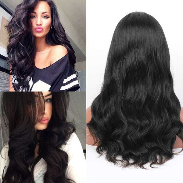 Free Brazilian Lace Frontal Human Hair Wigs for Black Women Body Wave Virgin Hair With Baby Hair