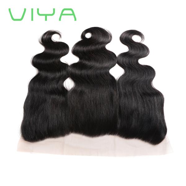 VIYA human hair 13x4 inch Full lace frontal closure with pre-plucked hairline & baby hair Extension wholesale