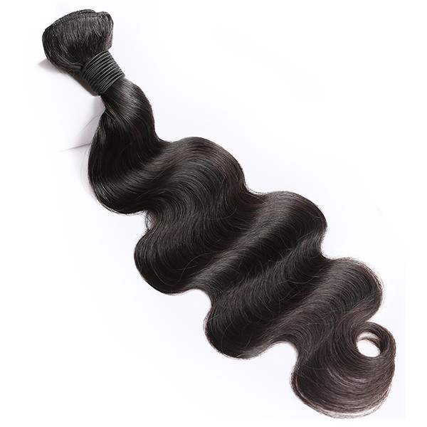 Body Wave Bundles 100% Brazilian Human Hair Weave Bundles Remy Hair Extensions 30 inch Bundles Natural Black Color 1 Pc Only