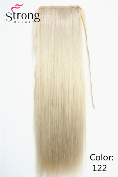 22 inch Long Straight Wrap Around Ponytail Hair Extension Synthetic 140-150g COLOUR CHOICES