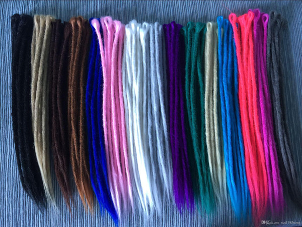 Soft Dreads 100pcs/lot Synthetic Braid Hair 30cm 40cm Kanekalone synthetic Braiding Hair Box Braids Hair free Shipping