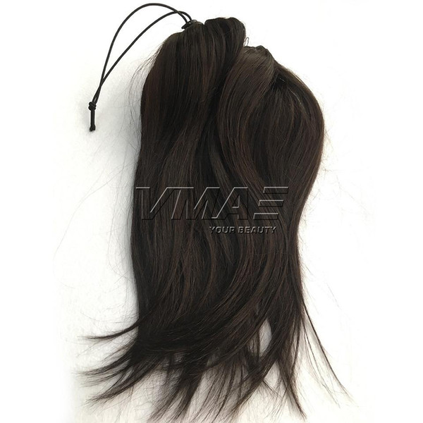 Straight Clip in Drawstring Ponytails 16 inch 120g Brazilian Ponytails Natural Color #6 #12 #613 blonde Virgin Human Hair VMAE Hair