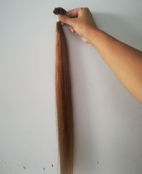 Grade 7A--26inch Silk straight wave 100% Brazilian human hair Ombre color 6/27/613, 1g/s&200g/Lot