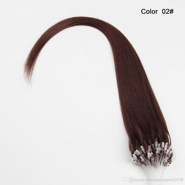 Micro Ring Hair Extensions 1g/strand 100g Micro Loop Human Hair Micro Link Human Hair Extensions