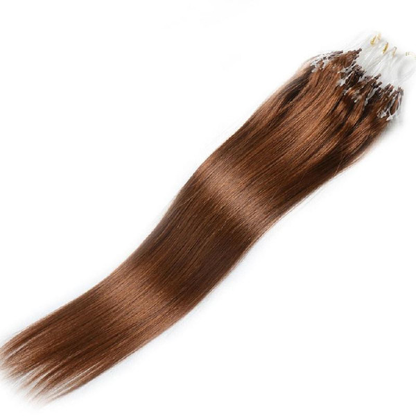 Grade 8A--100% Human Brazilian Hair Micro Loop Ring Hair Extension with Length 14''--26'', 0.5g per strand & 100g/200s per Lot, FREE DHL