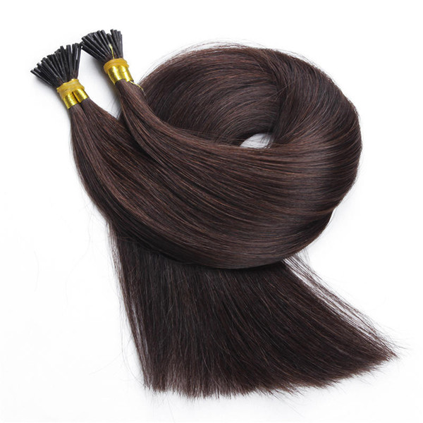 Double Drawn 100% Human Hair 24'' Micro in hair extensions &20'' clip, natural color,2 Lots