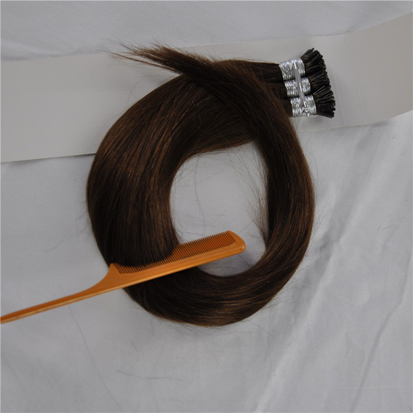 1g strand 120g Brazilian Stick I-tip Human Pre-bonded Hair Virgin Remy Human Hair Straight Keratin Hair Extensions