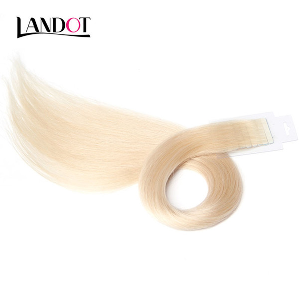 Double Drawn Skin Weft Tape In Human Hair Extensions Best 10A Raw Virgin Indian Brazilian Remy Hair Invisible Double Side PU Tape On Hair