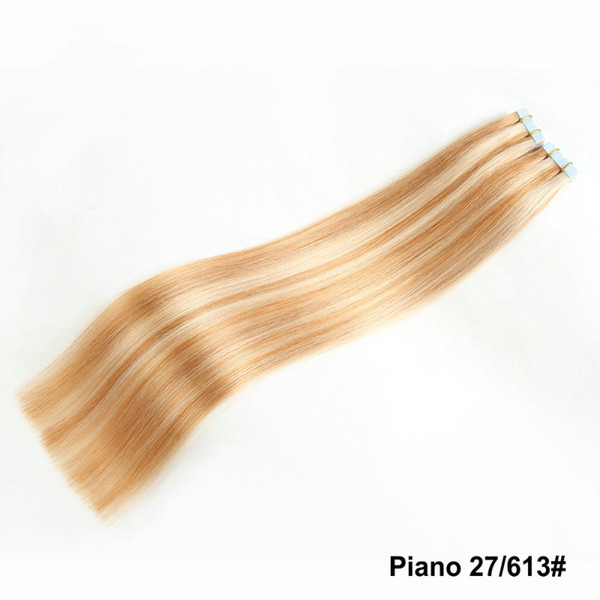 22inch Tape In Human Hair Extensions Skin Weft Hair 150g 60pieces Brazilian Hair Double Sides Adhesive Cheap Price 