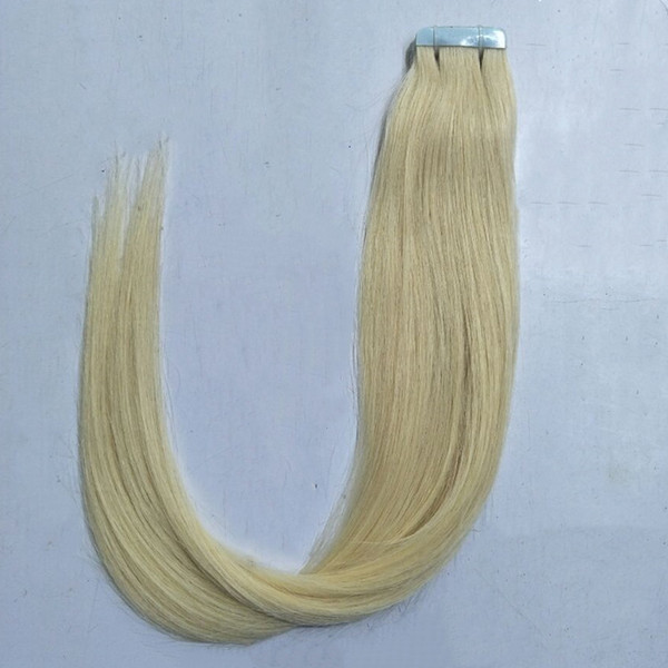 Tape In Human Hair Extensions Skin Weft 100g Brazilian Hair Double Sides Adhesive Cheap more color options 