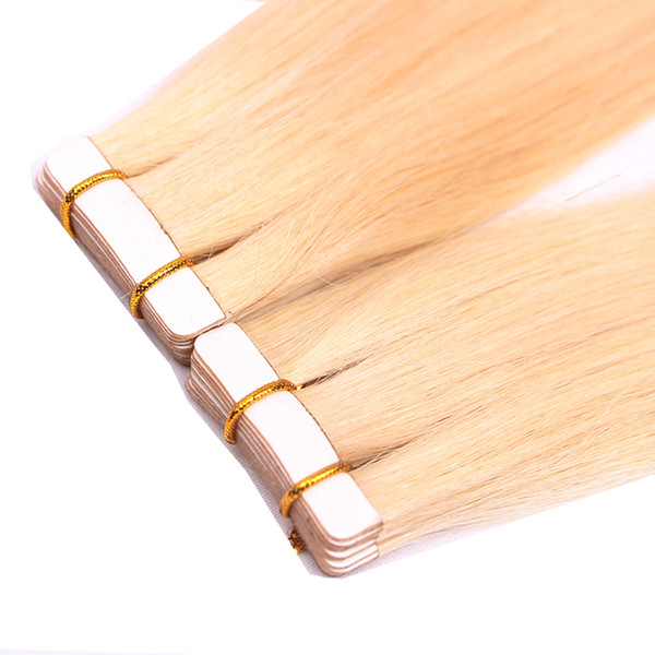 goodyard factory directly tape in hair extensions blonde color human hair supplier good quality no tangle 50g 20pcs