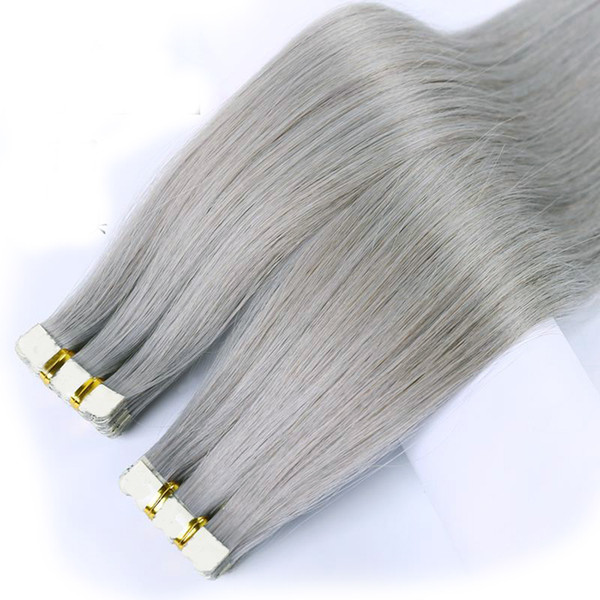 Tape Hair Extensions Decorative Adhesive Tape Gray Color 20Pc 50G German Imports Of white Tape Brazilian Human Hair Extensions