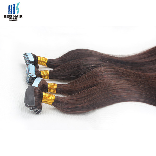 16 18 20 inches Tape Hair Extensions 50g/set Silky Straight Thick Ends Tape in Hair Extensions Brazilian Virgin Human Hair