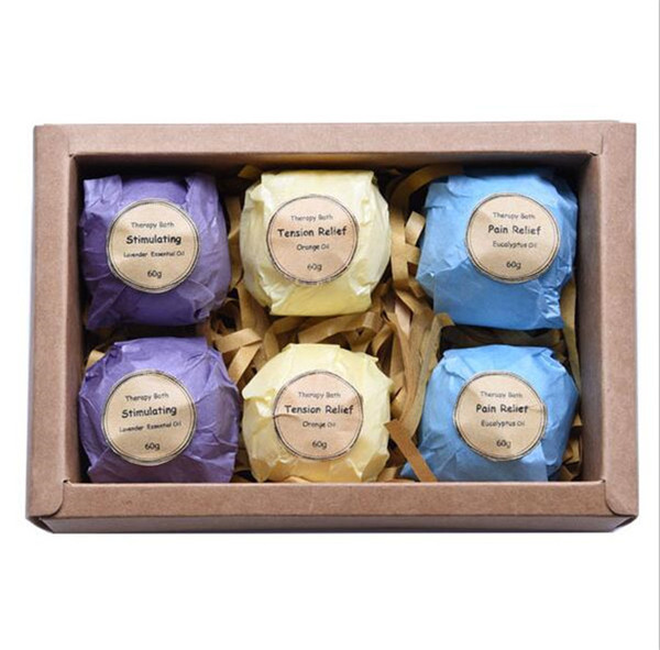 Art Naturals Bath Bombs Gift Set 6 Ultra Lush Essential Oil Handmade Spa Bomb Fi D967