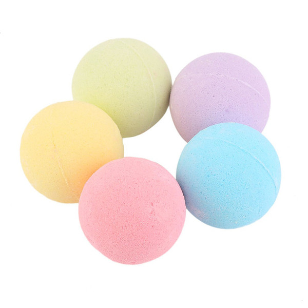 DHL free 40g Natural Bubble Bath Bomb Ball Essential Oil Handmade SPA Bath Salts Ball Fizzy Christmas Gift