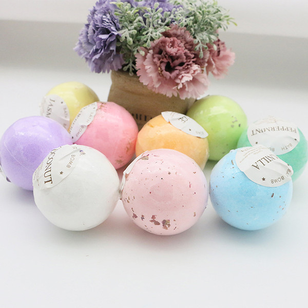 1Pcs Deep Sea Bath Salt Body Essential Oil Bath Ball Natural Bubble Bath Bombs Ball 9 Flavors to Choose Wholesale & Drop ship