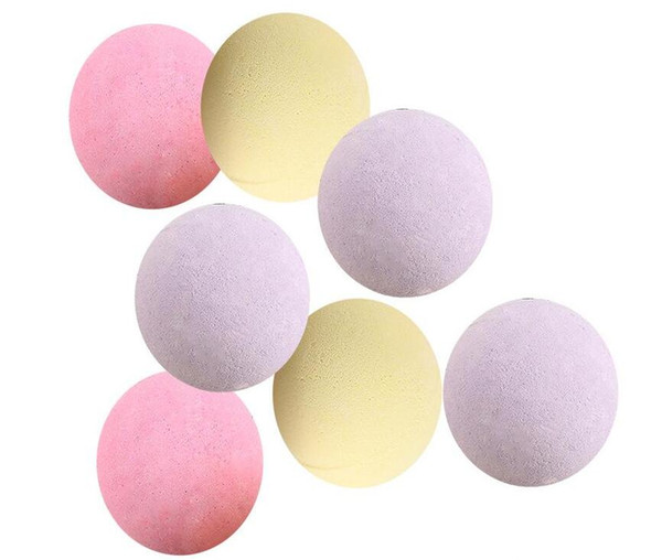 DHL free 40g Natural Bubble Bath Bomb Ball Essential Oil Handmade SPA Bath Salts Ball Fizzy Christmas Gift