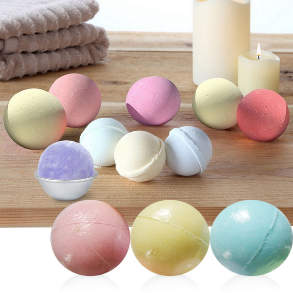 Color Random Natural Bubble Bath Bomb Ball Essential Oil Handmade SPA Bath Fizzy Christmas Gift for Her 40g