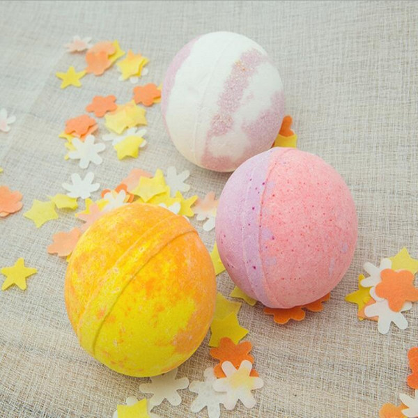 New Arrival Exfoliated Explosive Bath Salt Ball Colorful Aromatherapy Explosion Bath Salt Ball Mixed Color Send