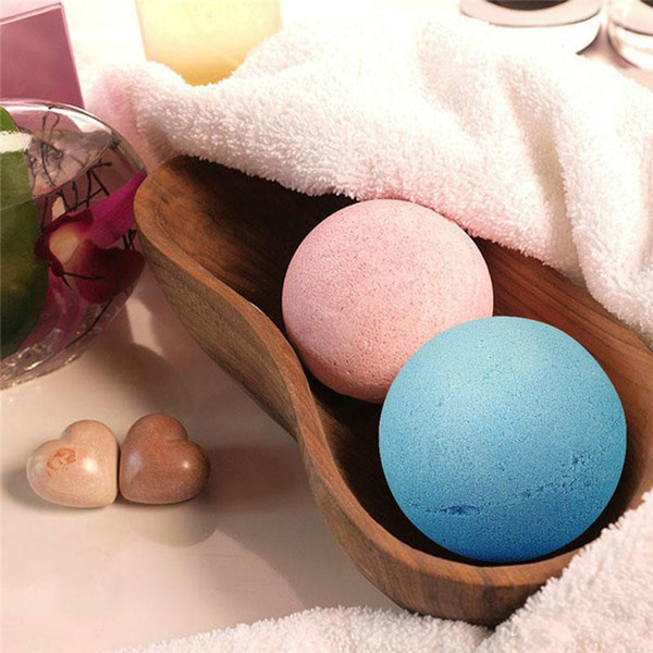 Dropshipping 10g Natural Bubble Bath Bomb Ball Essential Oil Handmade SPA Bath Salts Ball Fizzy Christmas Gift