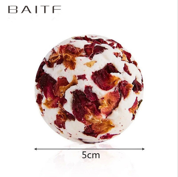 2018 hot sale BAITF Spa Organic moisturizing handmade bath bombs fizzy bath salts DHL free shipping