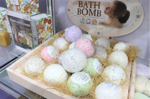 30pcs Bubble Bath Bombs Gift Essential Oil Lush Fizzies Scented Sea Salts Balls Handmade SPA Gift X050