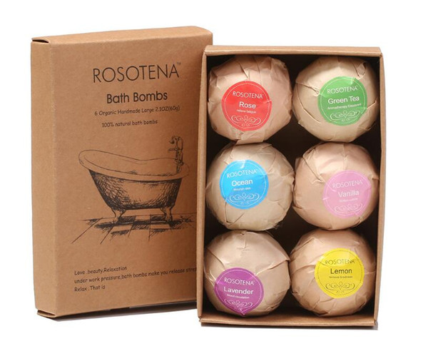 Bubble Bath Bombs Gift Set Rose Cornflower Lavender Oregon Essential Oil Lush Fizzies Scented Sea Salts Balls Handmade SPA Gift