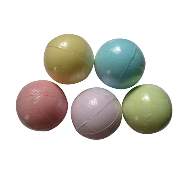 40g Random Color! Natural Bubble Bath Bomb Ball Essential Oil Handmade SPA Bath Salts Ball Fizzy Christmas Gift