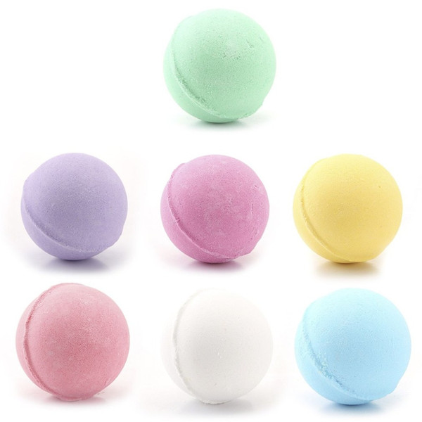 Home Hotel Bathroom 40g Bath Ball Bomb Aromatherapy Type Body Cleaner Handmade Bath Salt Random Color