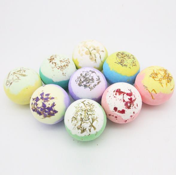 100g Organic Bath Bombs Bubble Bath Salts Ball Essential Oil Handmade SPA Stress Relief Exfoliating Mint Lavender Rose Flavor CZ128