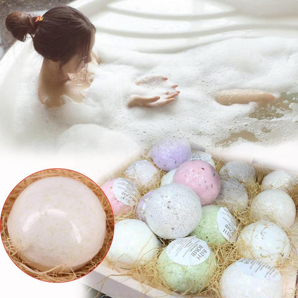 Handmade Deep Sea Bath Salt Bomb Essential Oil Bath Salt Ball SPA Bath Skin Care 16*100g