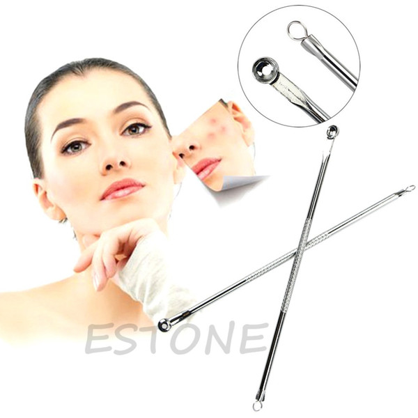 New Blackhead Zit Acne Pimples Spot Whitehead Facial Remover Tool Comedone Extractor Hot Sale