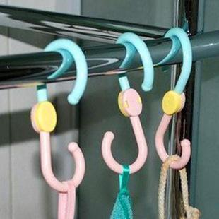 Bathroom sets Home Creative Design family powerful hooks 360 degree rotation L4C24
