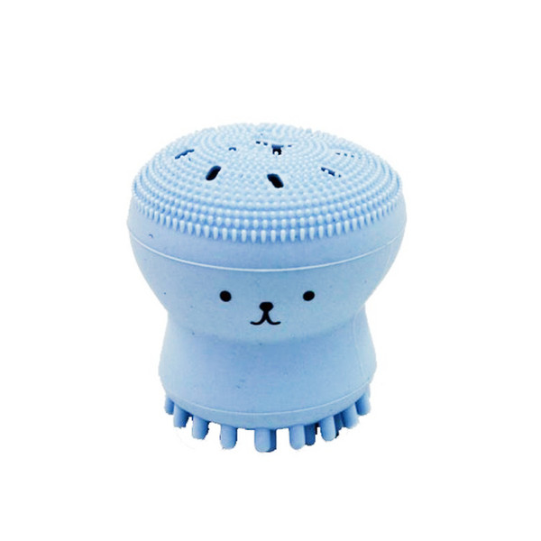 Popular item Wash Brushes Super Little Cute Octopus Face Cleaner Massage Soft Silicone Facial Brush Face Cleansers Blackhead