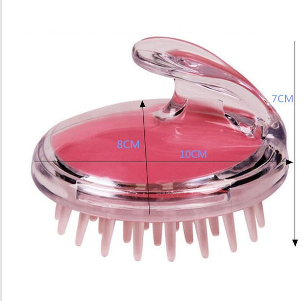 Silicone Head Massager Shampoo Scalp Massage Brush Hair Washing Comb Body Massage Brush free shipping