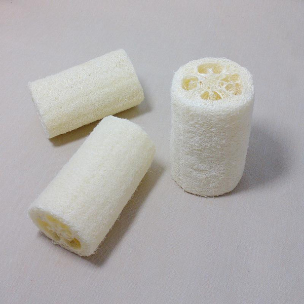 Natural Loofah Sponge Bath Peeling Brush Scrubber Skin Care Exfoliating Tan Shower Sponge Massage Puff Loofa Mesh Sponge Spa Cleaning SK480