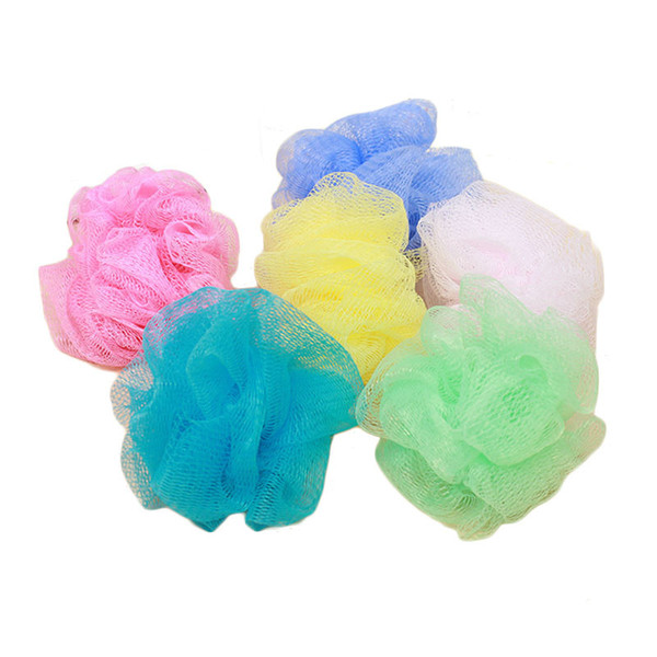 Small 25pcs/lot Bath Ball Bath Tubs Scrubber Body Cleaning Mesh Shower Wash Sponge