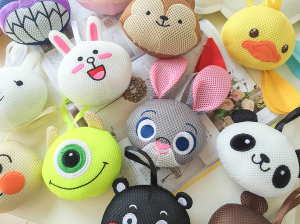 PrettyBaby animal model bath balls 15 styles for you to choose cute designs funny bath tools kids bath toys free shipping