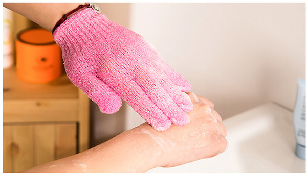 New Moisturizing Spa Skin Care Cloth Bath Glove Exfoliating Gloves Cloth Scrubber Face Body body bath gloves