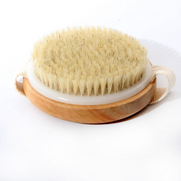 Natural bristles bristle brush Body Maasage Health Care Bath Brush for bath Shower Bristle Brushes Massage Body Brush with D5