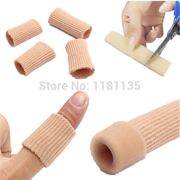 Wholesale New Toes Finger Gel Ribbed Tube Protector Moisturizing For Cushion Corns Calluses Relieve Pain