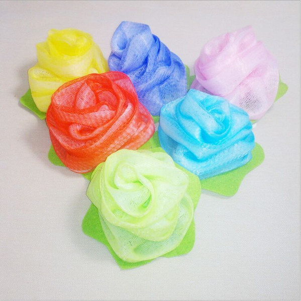 Rose bath flower bath ball