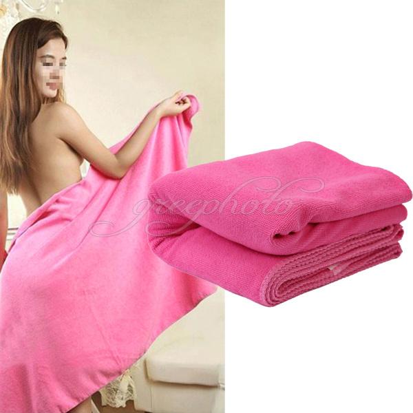 70*140cm Beach Sport Absorbent Bath Sheet Towel Drying Camping Swimwear Shower