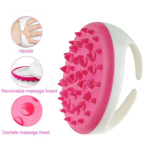 New 1PC Handheld Bath Shower Anti Cellulite Full Body Massage Brush Slimming Beauty Hot Hand Held Multi Function Massage