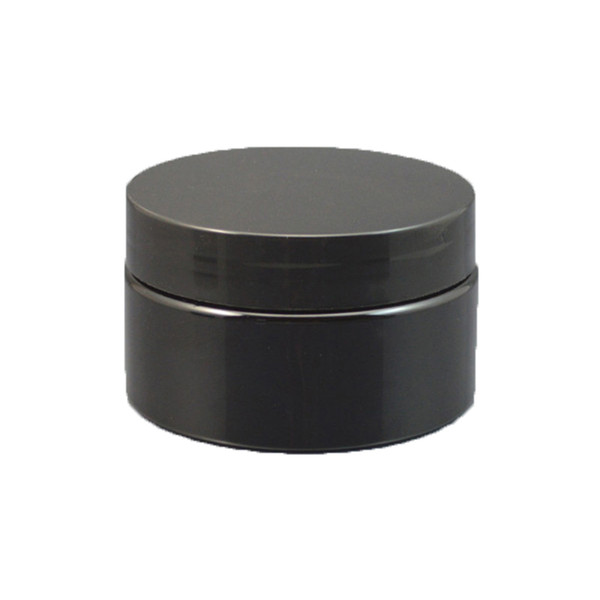 50pcs 100g 100ml 3.5oz Black Plastic jar pot lid PET jar round plastic containers for cosmetics empty cream balm refillable jars