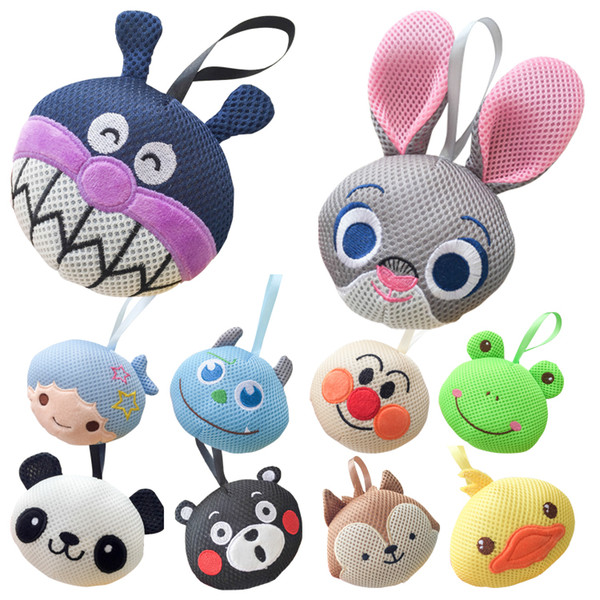 PrettyBaby animal model bath balls 15 styles for you to choose cute designs funny bath tools kids bath toys free shipping 100pcs/Lot