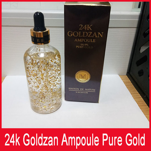 Skinature 24k Goldzan Ampoule 24 K Face Cream Skin Enhancing Essence Oils Primer Face Skin Care free shipping 711